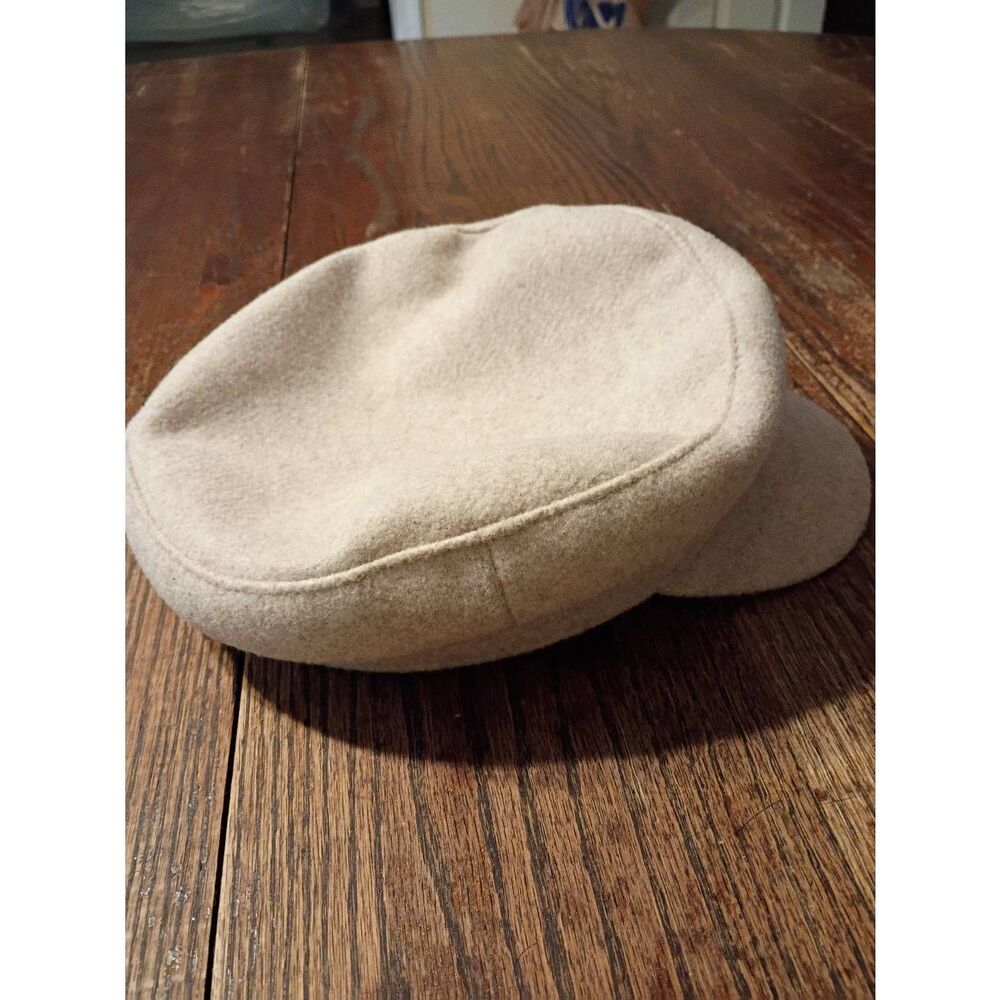 Oatmeal Tan Captains Newsboy Mariners Hat - Picture 4 of 6